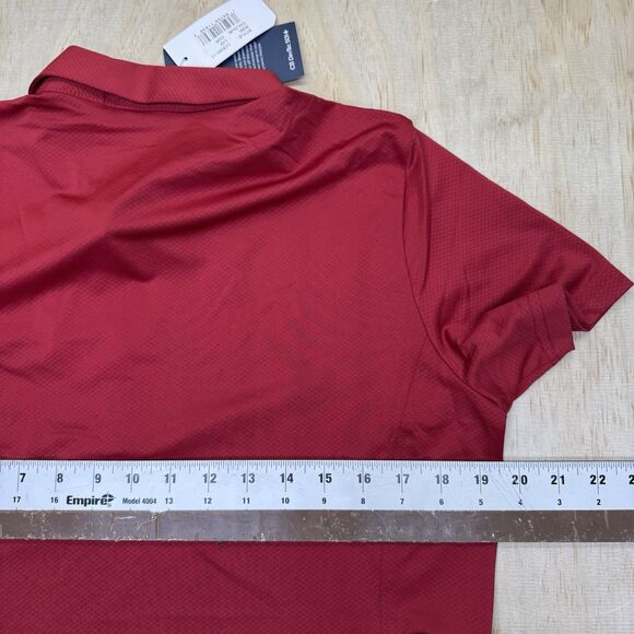 NEW Nebraska Huskers Cutter & Buck WOMENS Prospect Polo Shirt Scarlet LG - Picture 10 of 11